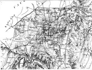carte de Chaponost 1845
