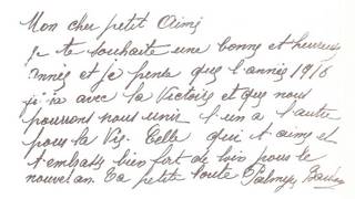 lettre de fianc&eacute;e